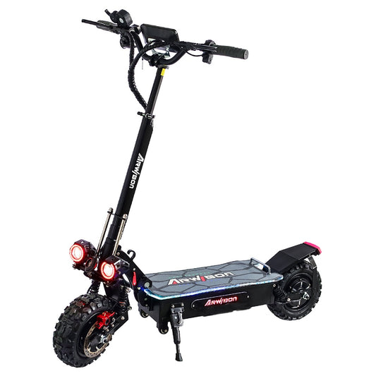 ARWIBON Q06 Pro Electric Scooter 11 inch Off-road Tire 60V 2800W Dual Motor 55-75km/h Max Speed 27Ah Battery 50-70km Range