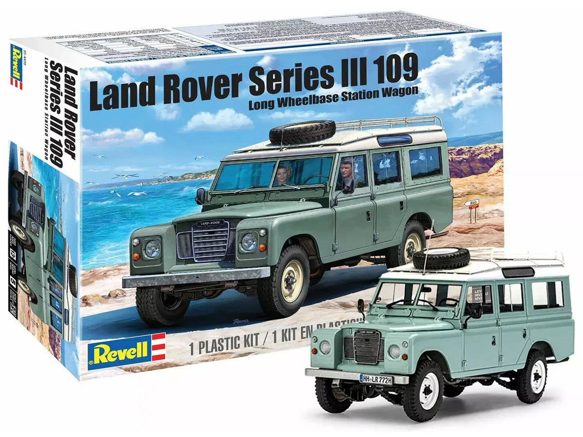 Land Rover Series III 109 Long Wheelbase Station Wagon 1/24 Scale Plastic Model Kit by Revell