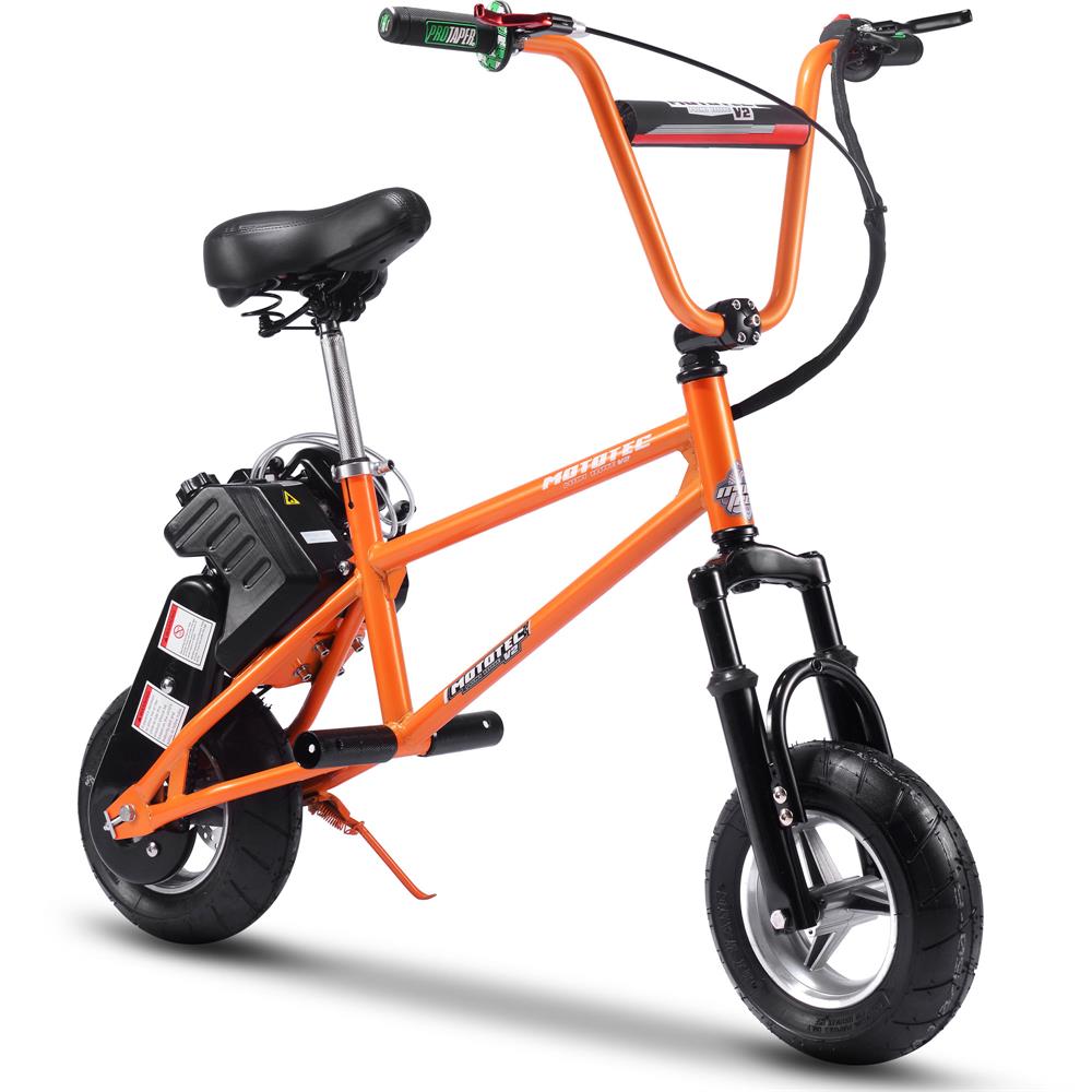 MotoTec 49cc Gas Minibike V2 Orange