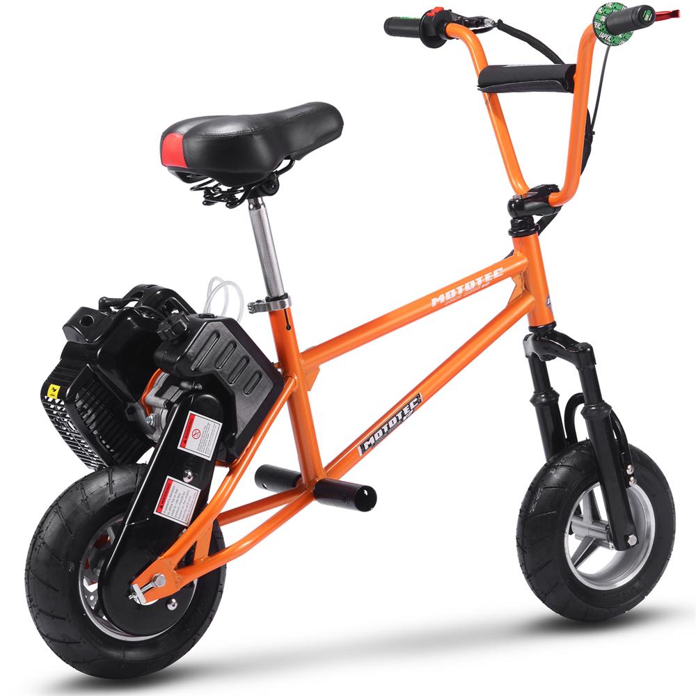 MotoTec 49cc Gas Minibike V2 Orange