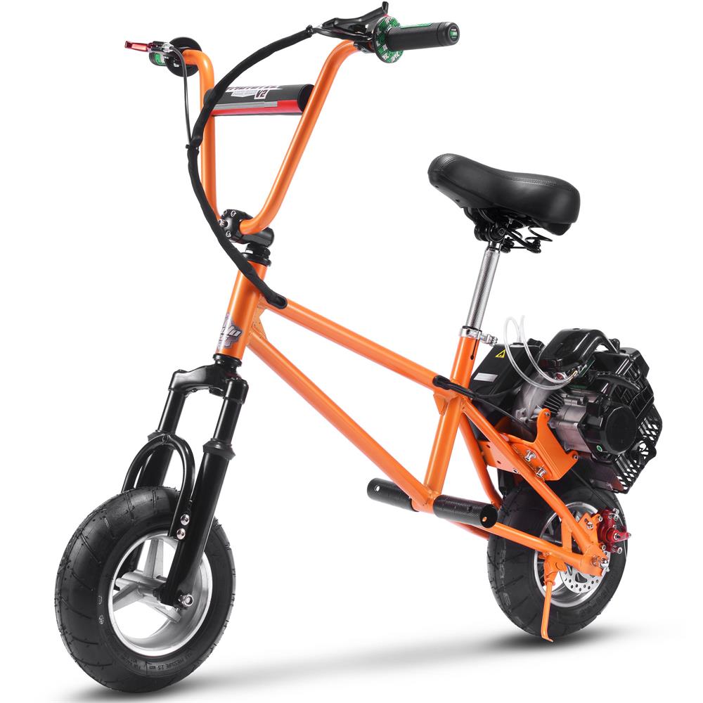 MotoTec 49cc Gas Minibike V2 Orange