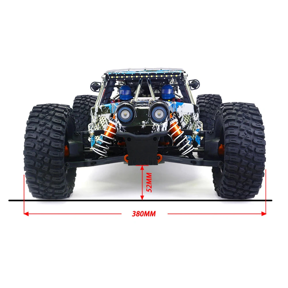 ZD Racing DBX 07 1/7 4WD 80km/h Brushless 6s RC Buggy Vehicle Desert Monster Off-Road Model KIT RTR Version Blue