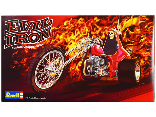 Evil Iron Custom Chopper Trike 1/8 Scale Plastic Model Kit by Revell