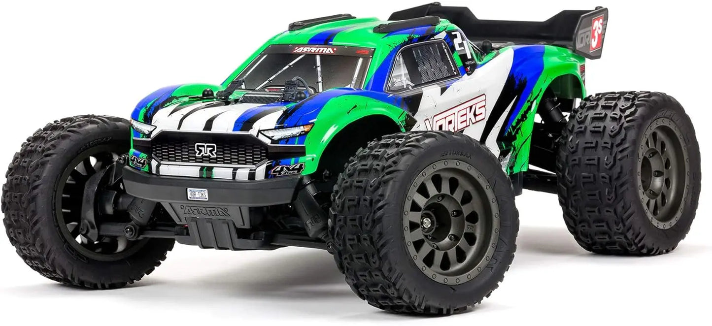 ARRMA RC Truck 1/10 VORTEKS 4X4 3S BLX Stadium Truck RTR (Batteries and Charger Not Included)