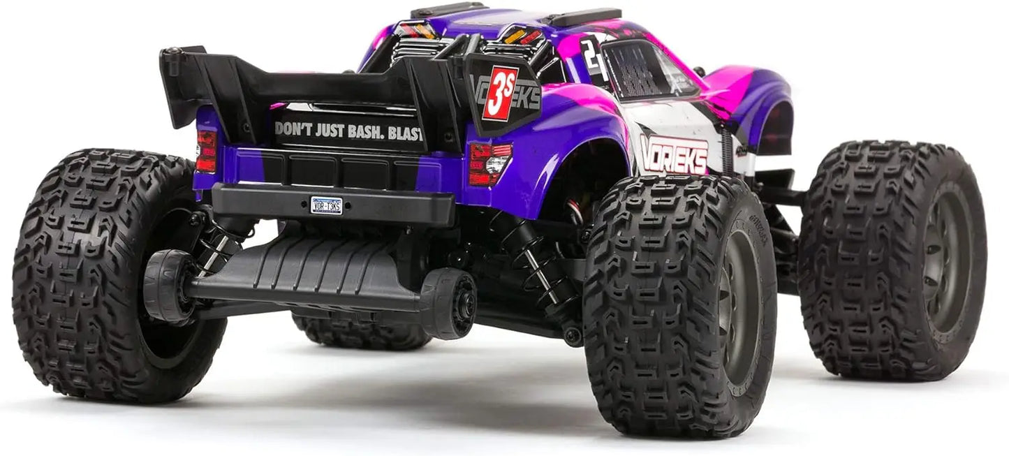 ARRMA RC Truck 1/10 VORTEKS 4X4 3S BLX Stadium Truck RTR (Batteries and Charger Not Included)