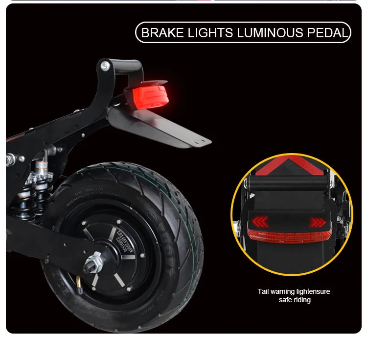 Arwibon Q30 Oil Brake 2500W 48V 16Ah Dual Motor 11 Inch Road Tire Electric Scooter 100Kg Max Load 40-60Km Range