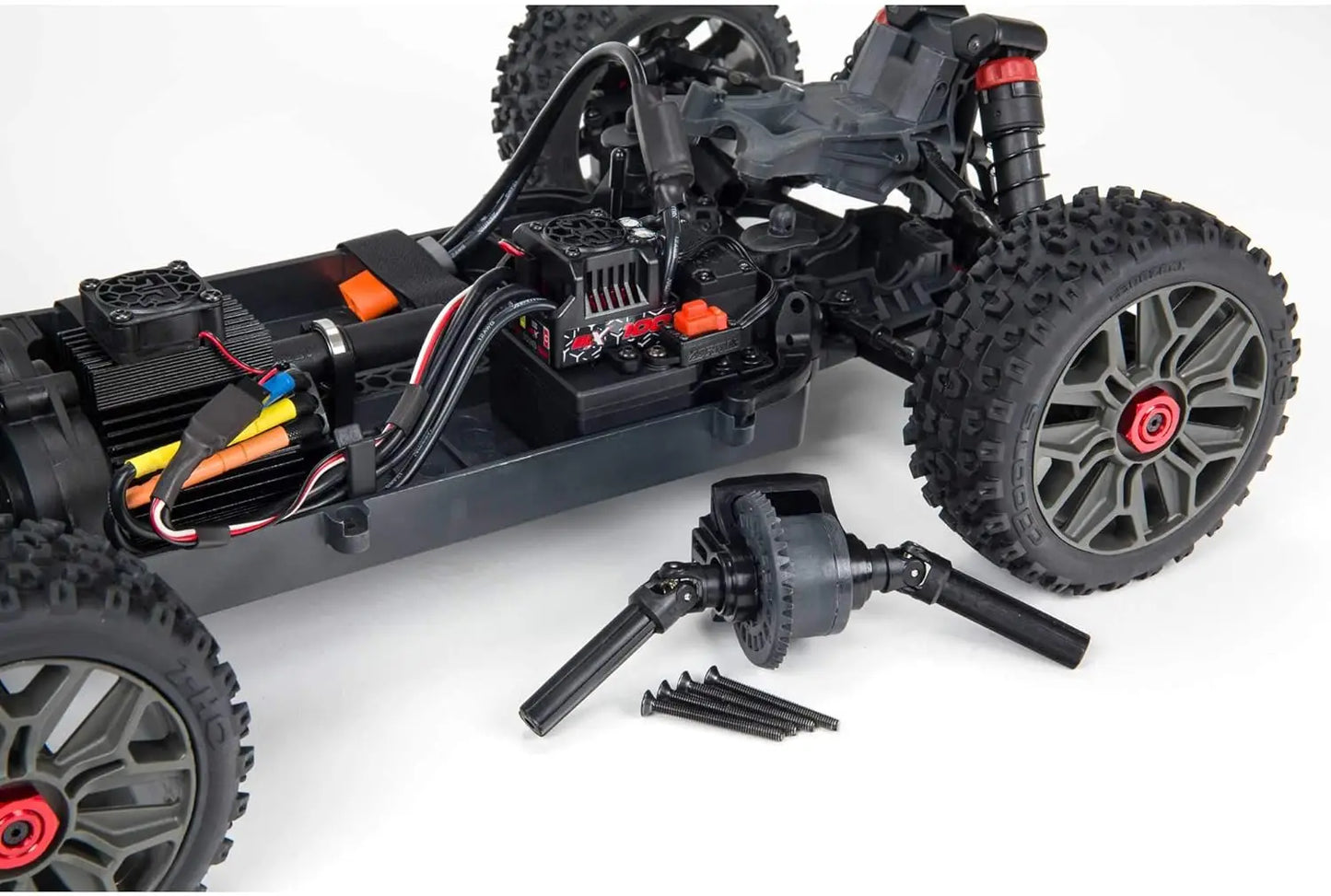 ARRMA 1/8 Typhon 4X4 V3 3S BLX Brushless Buggy RTR Radio Control Red (Transmitter and Receiver Included, Batteries and Charger not included)