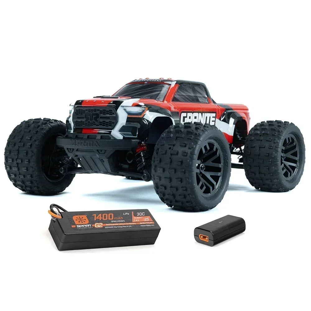 ARRMA RC Car 1/18 GRANITE GROM MEGA 380 Brushed 4WD RTR RC Electric Remote Control Model Monster Truck