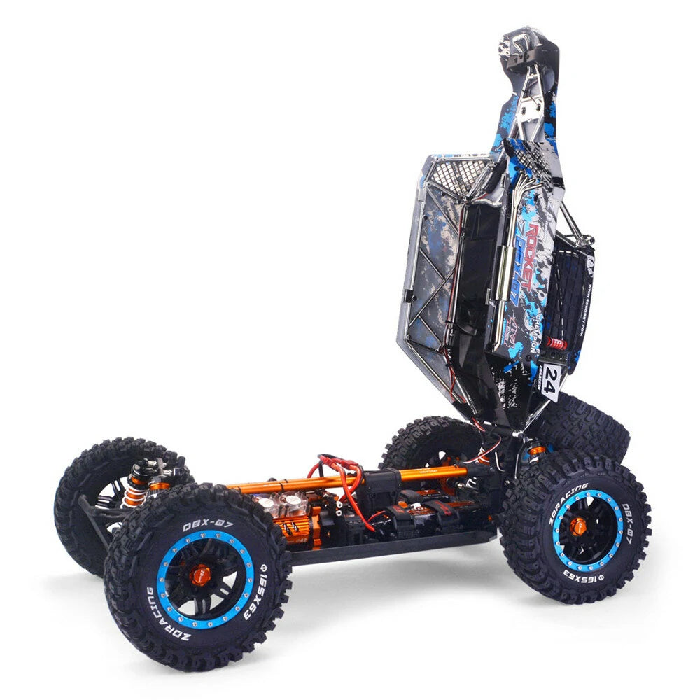 ZD Racing DBX 07 1/7 4WD 80km/h Brushless 6s RC Buggy Vehicle Desert Monster Off-Road Model KIT RTR Version Grey