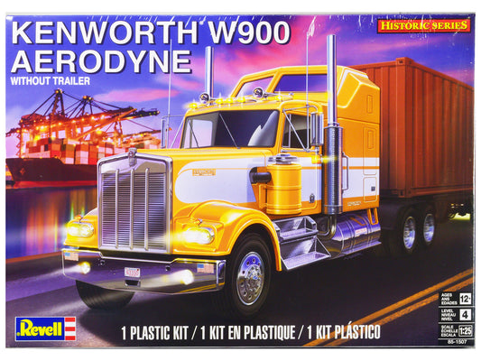 Kenworth W900 Aerodyne Truck Tractor "Historic Series" 1/25 Scale Plastic Model Kit by Revell