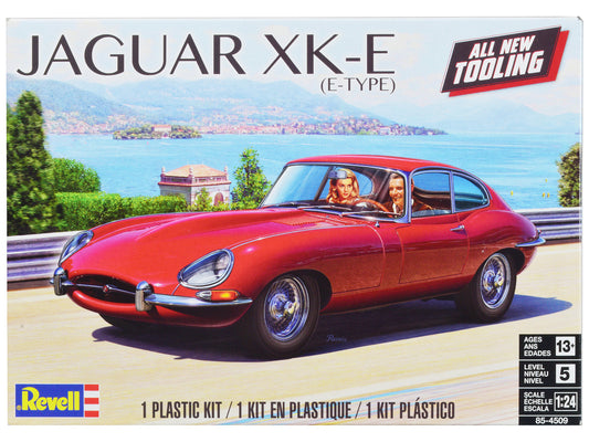 Jaguar XK-E (E-Type) 1/24 Scale Plastic Model Kit by Revell