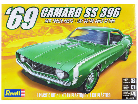 1969 Chevrolet Camaro 396 2-in-1 Kit 1/25 Scale Model by Revell