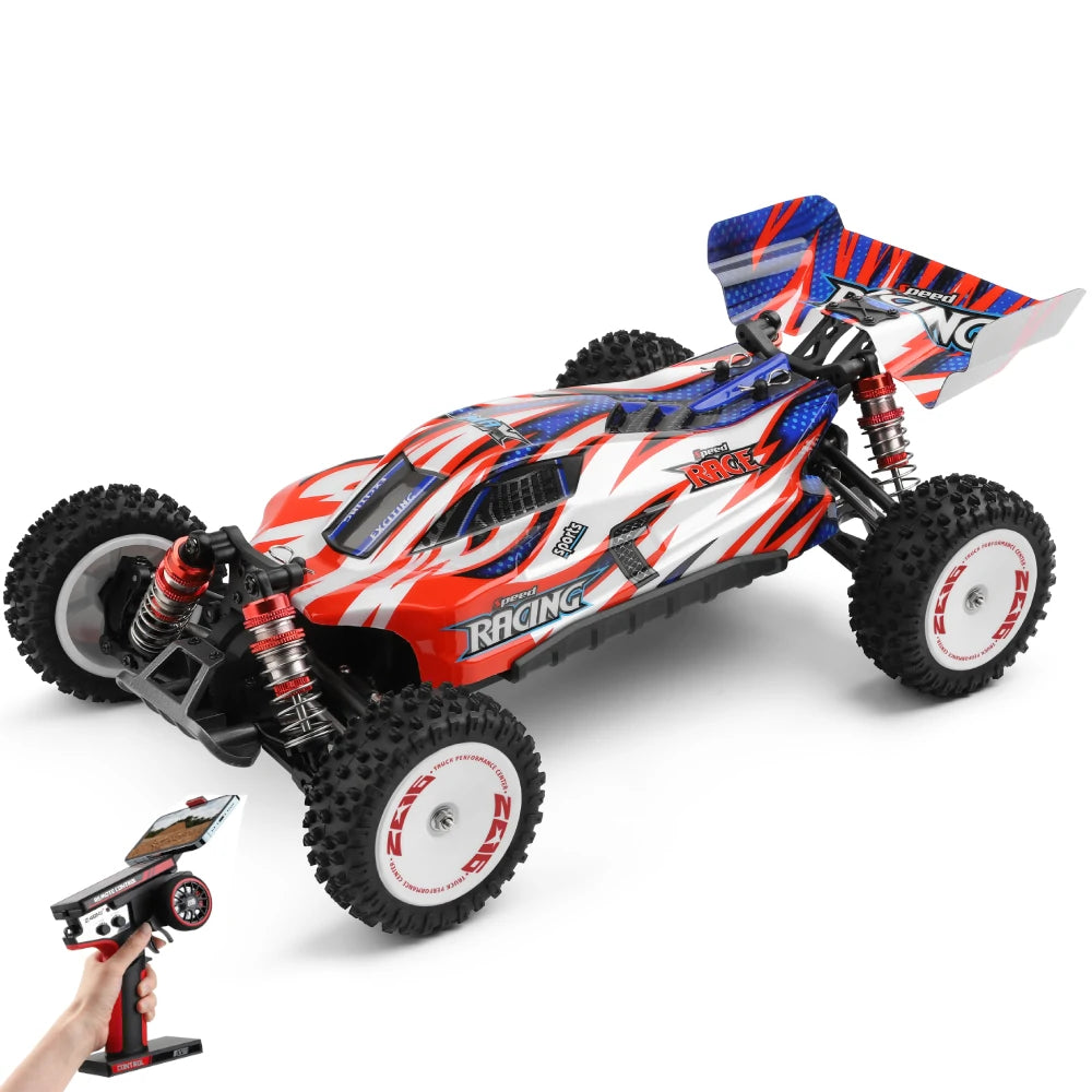 Wltoys 124008 RTR 1/12 Scale 2.4G 4WD 3S Brushless RC Buggy 60km/h Off-Road Climbing High Speed Full Proportional Vehicle Model