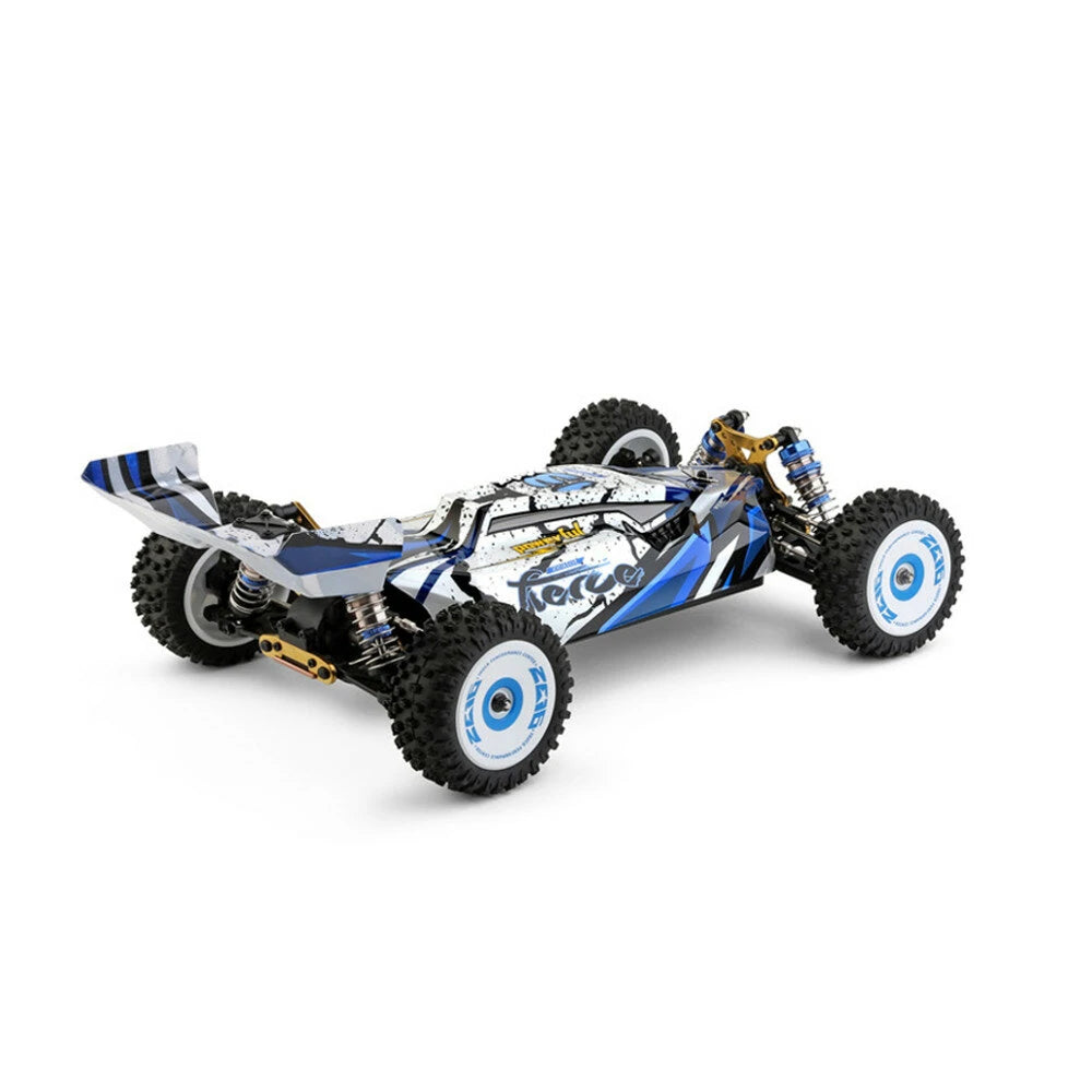 Wltoys 1/12 Scale 124017 V2 Brushless Upgraded 4300KV Motor 0.7M 19T RTR 2.4G 4WD 70km/h RC Buggy Vehicle Metal Chassis Model