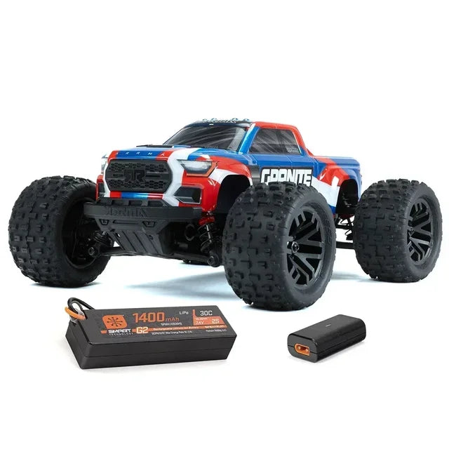 ARRMA RC Car 1/18 GRANITE GROM MEGA 380 Brushed 4WD RTR RC Electric Remote Control Model Monster Truck