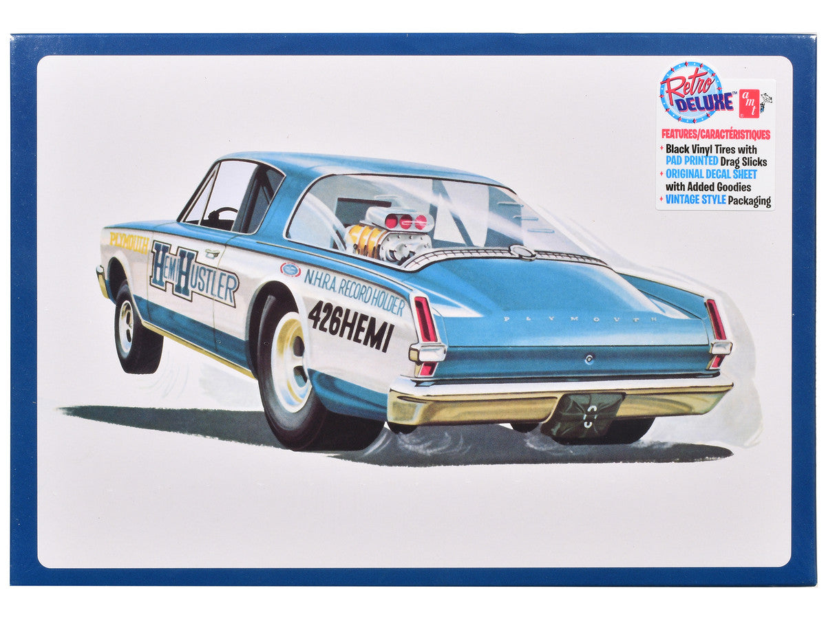 1966 Plymouth Barracuda Funny Car "Hemi Hustler" 1/25 Scale Model Kit by AMT