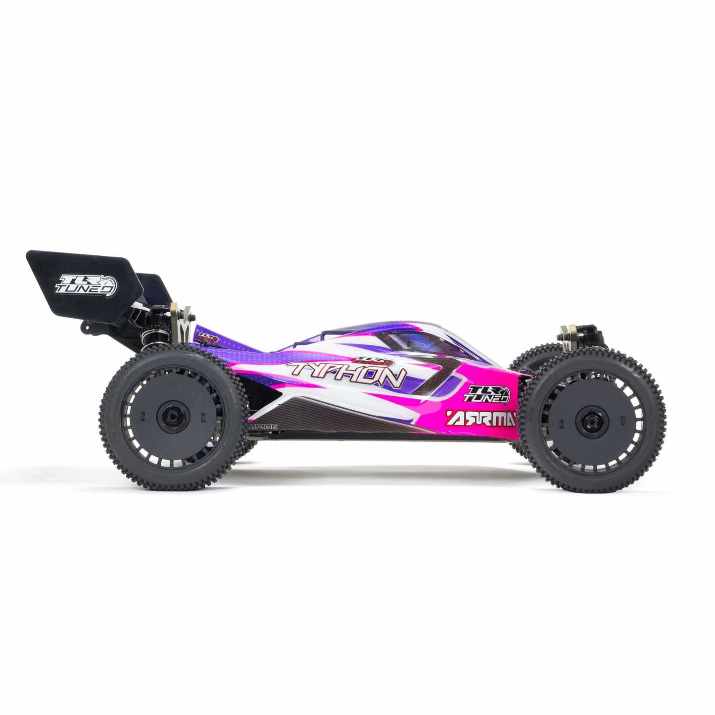 ARRMA 1/8 TLR Tuned Typhon 4WD Roller Buggy, Pink/Purple, ARA8306