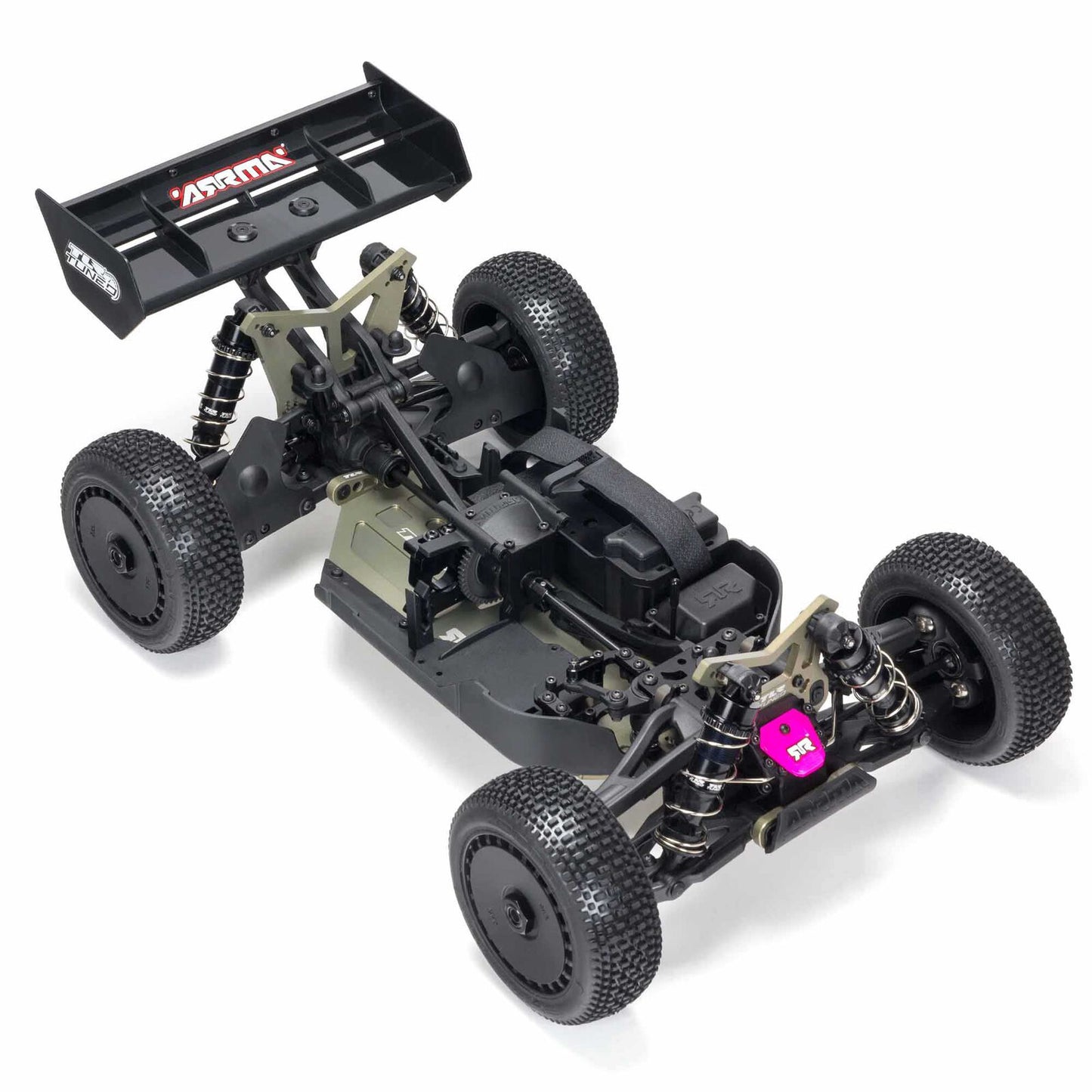 ARRMA 1/8 TLR Tuned Typhon 4WD Roller Buggy, Pink/Purple, ARA8306