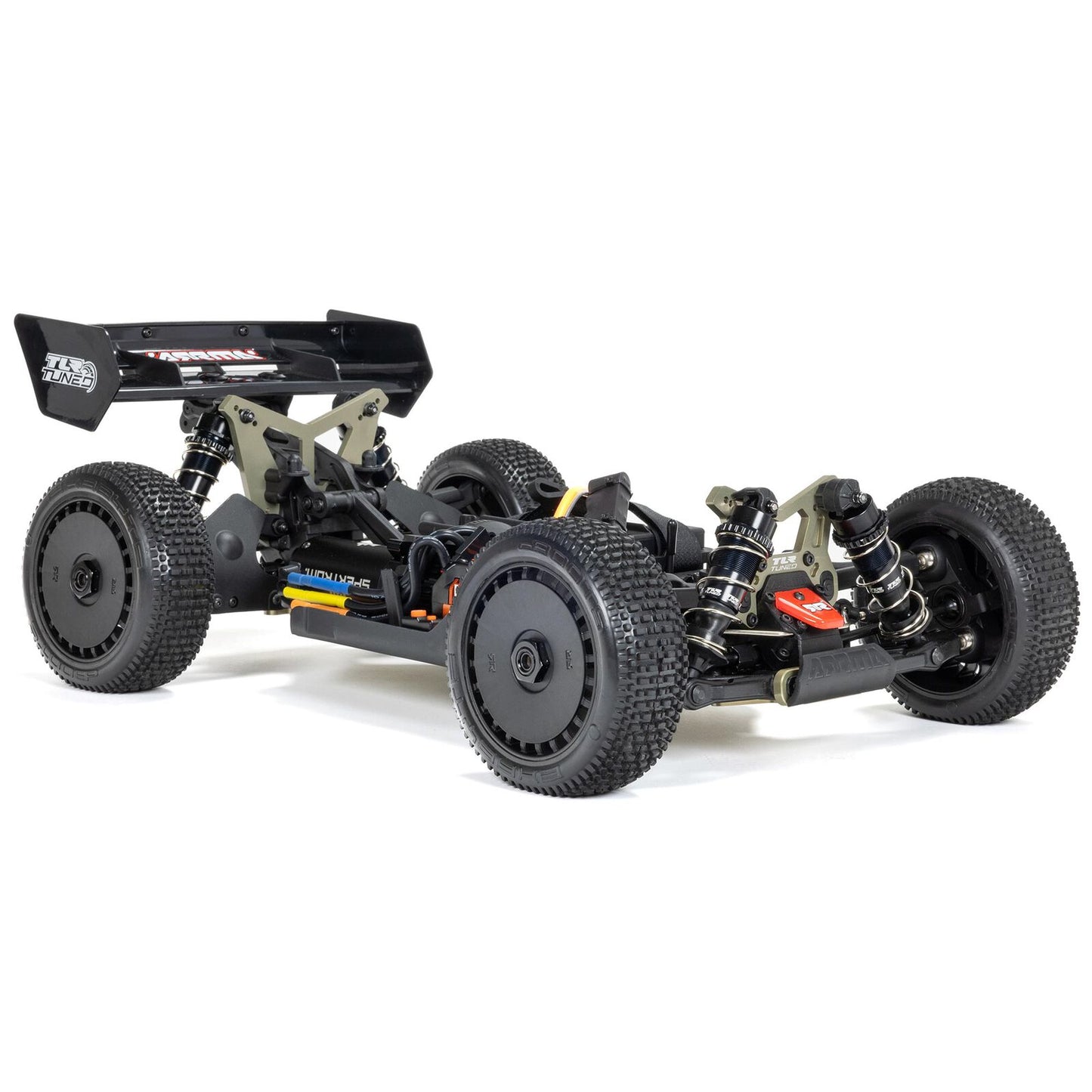 ARRMA 1/8 TLR Tuned Typhon 6S 4WD BLX Buggy RTR (Battery and Charger Not Included), Red/Blue, ARA8406, Electric Kit