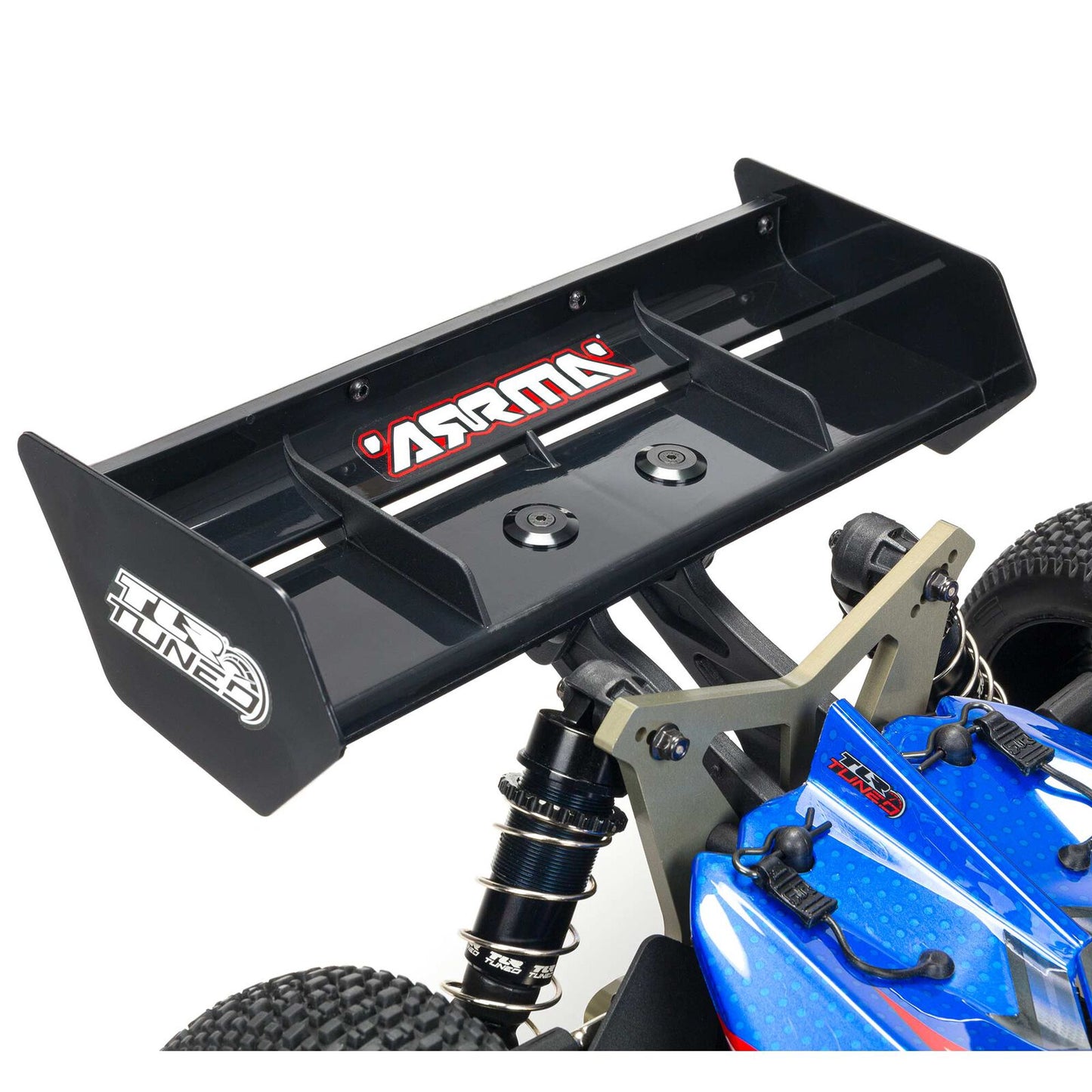 ARRMA 1/8 TLR Tuned Typhon 6S 4WD BLX Buggy RTR (Battery and Charger Not Included), Red/Blue, ARA8406, Electric Kit