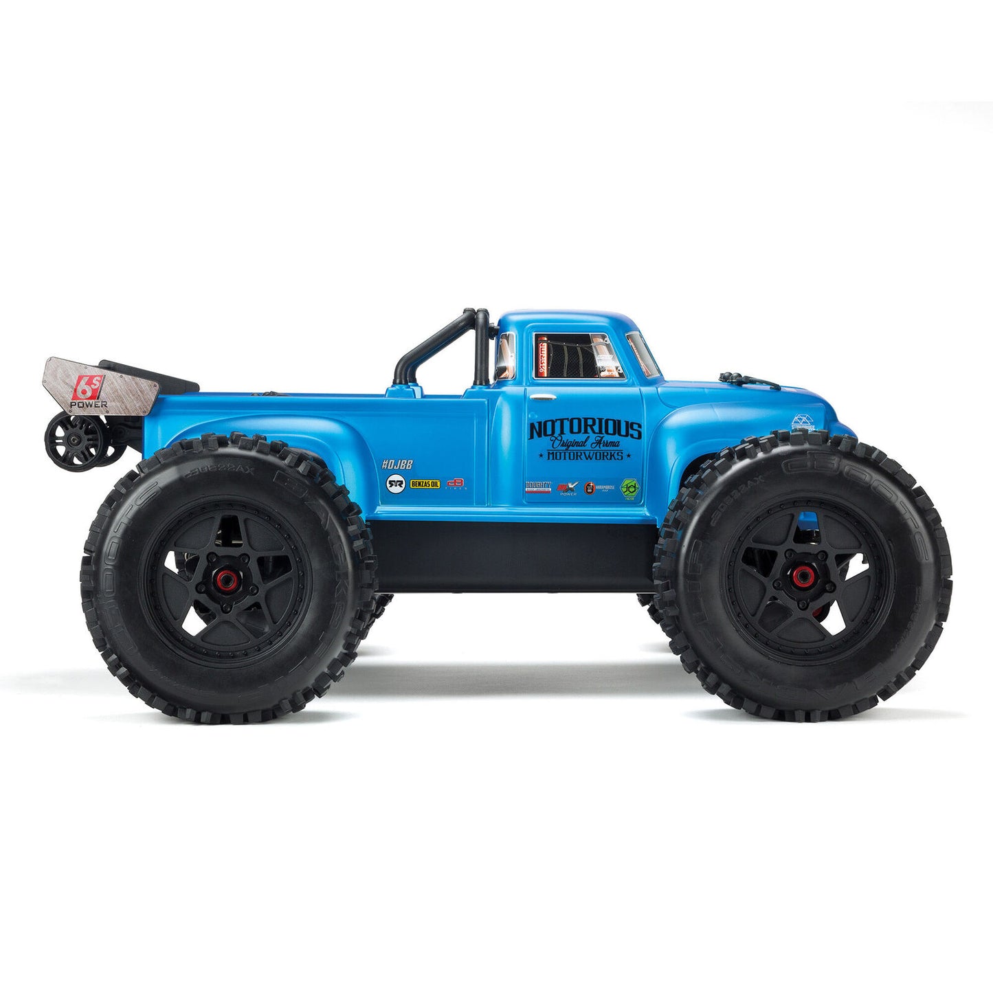 ARRMA 1/8 Notorious 6S V5 4WD BLX Stunt RC Truck with Spektrum Firma RTR (Transmitter and Receiver Included, Batteries and Charger not included)