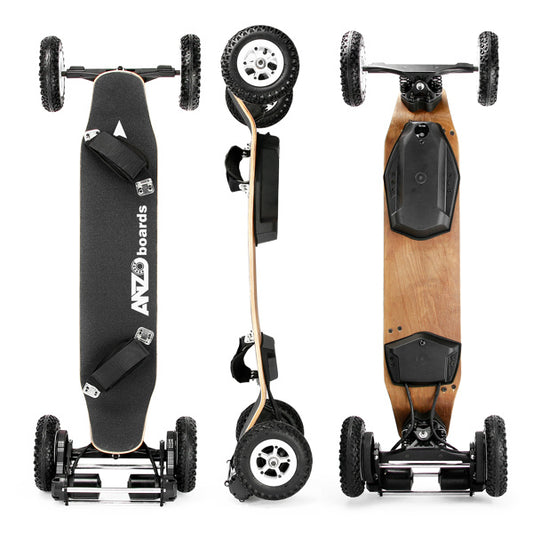 Electric Skateboards for Adults 3500W Electric Longboard Offroad Dual Belt Motors Mountain Board with Remote Up to 32MPH with 8 Inch Fat Tires and Max Load 330Lbs