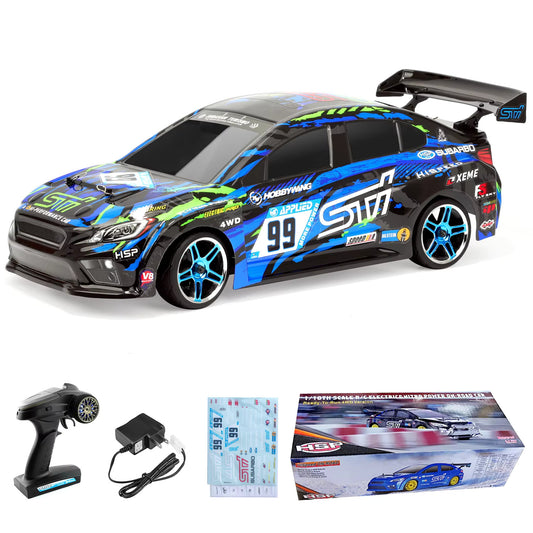 HSP RTR Racing Drift SUBARBO Car 4WD 1:10 Electric Brushed on Road Car 4x4 vehicle High Speed Hobby Remote Control Car