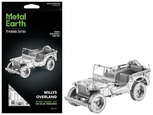 Willys Overland Jeep (Challenging Difficulty) Steel Model Kit by Metal Earth