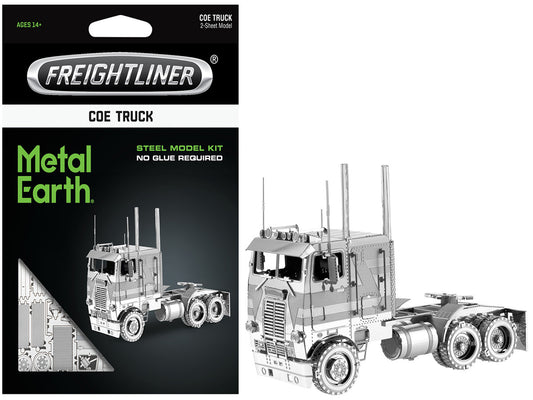 Freightliner COE Truck (Challenging Difficulty) Steel Model kit by Metal Earth