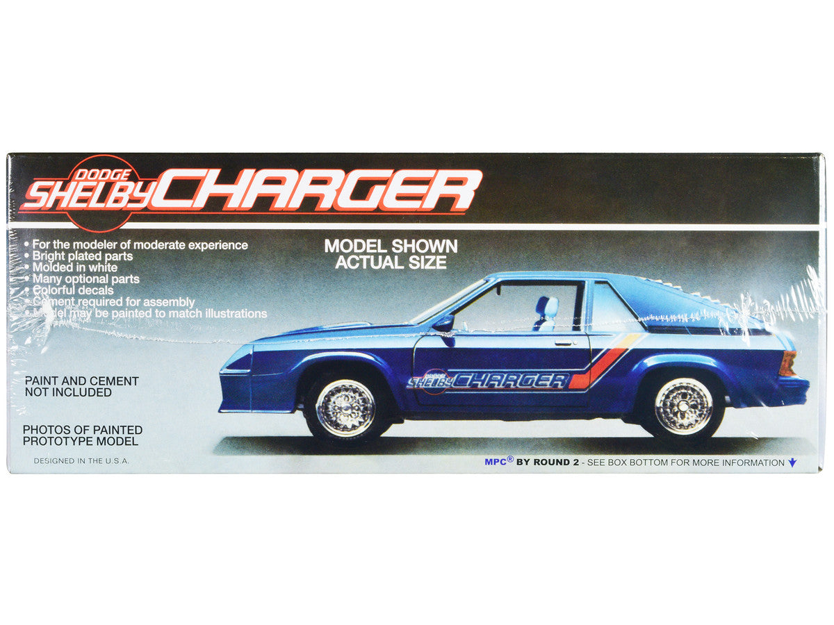 1986 Dodge Shelby Charger 1/25 Scale Retro Deluxe Plastic Model Kit by MPC