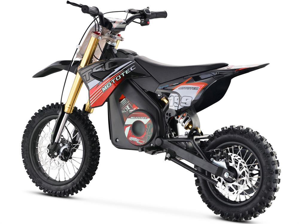 MotoTec 36v Pro Electric Dirt Bike 1000w Lithium Red