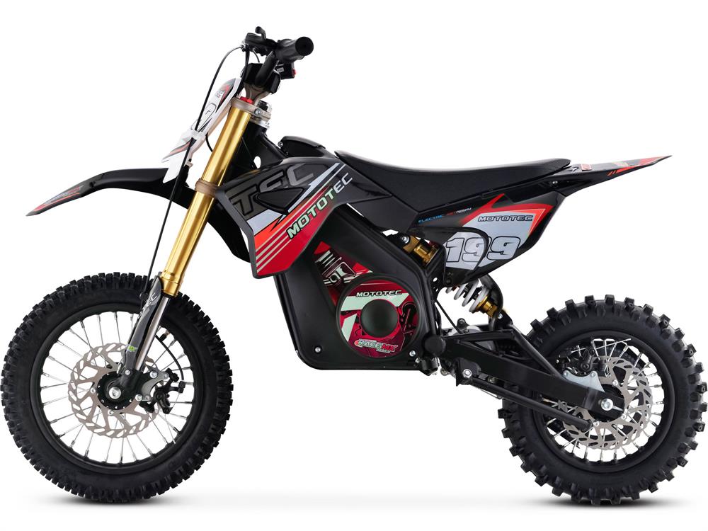 MotoTec 36v Pro Electric Dirt Bike 1000w Lithium Red