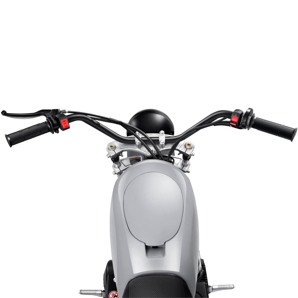 MotoTec 200cc 6.5HP Trailcross Gas Powered Mini Bike Grey