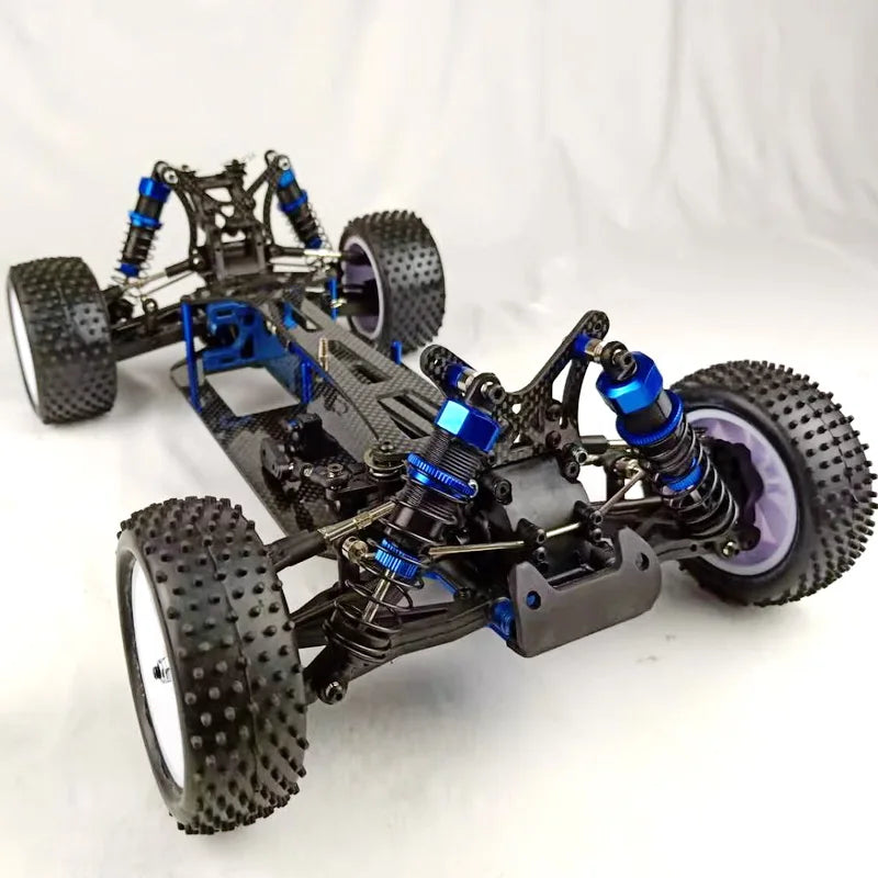 VRX SPIRIT Pro Buggy 1/10 Scale RC Car Roller Kit RH1017P-K Carbon Fiber Chassis Without Electronics, With RC Car Clear Body