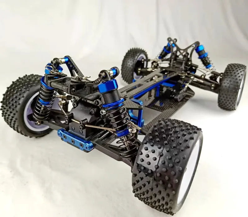 VRX SPIRIT Pro Buggy 1/10 Scale RC Car Roller Kit RH1017P-K Carbon Fiber Chassis Without Electronics, With RC Car Clear Body