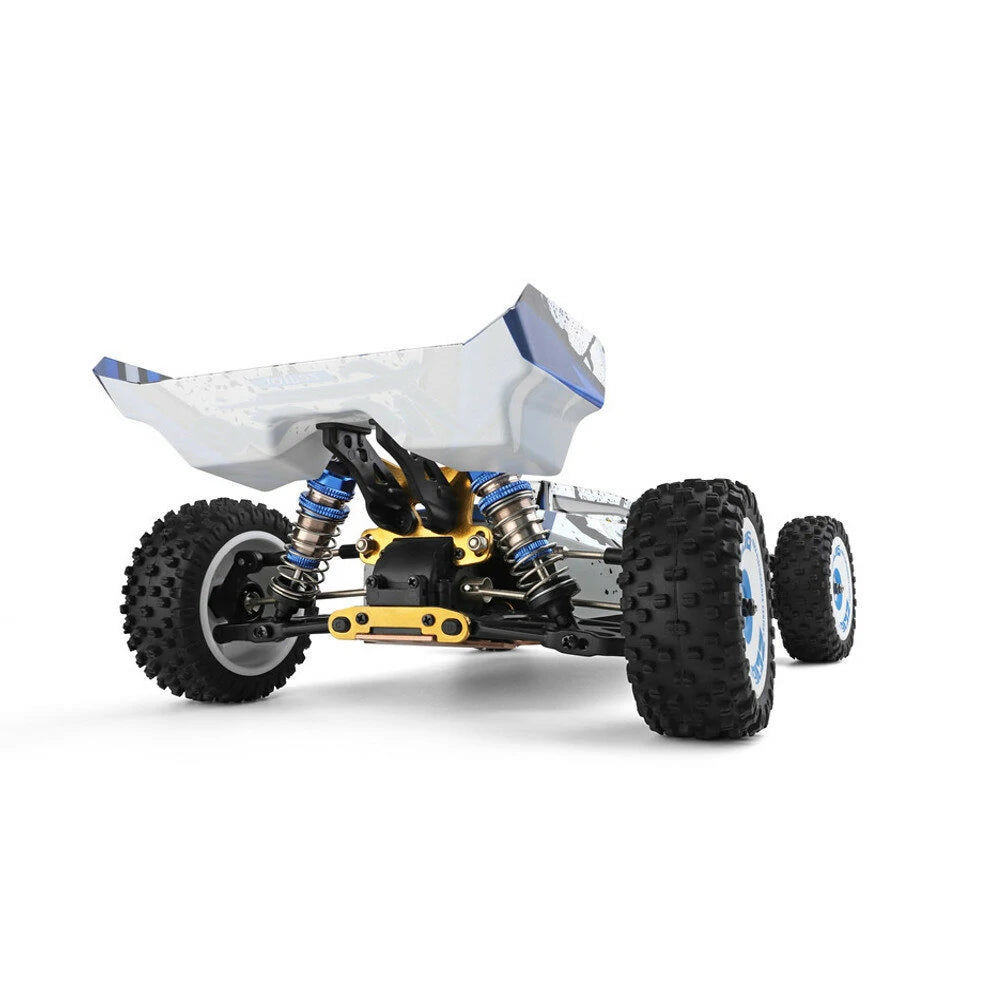 Wltoys 1/12 Scale 124017 V2 Brushless Upgraded 4300KV Motor 0.7M 19T RTR 2.4G 4WD 70km/h RC Buggy Vehicle Metal Chassis Model