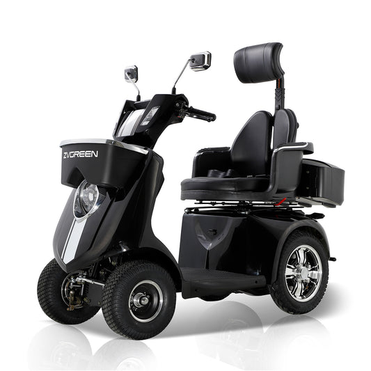 Fastest Mobility Scooter with Four Wheels for Adults & Seniors, Black 800W