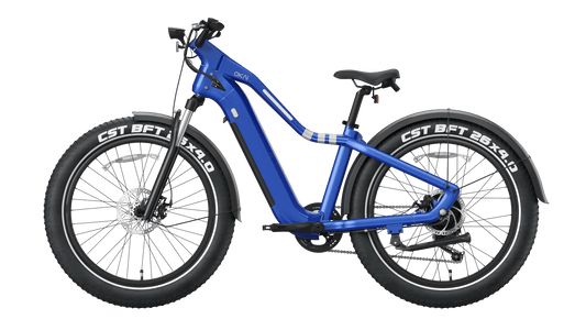 EB50 Ranger 26" Step Over Electric Mountain Bike - Blue