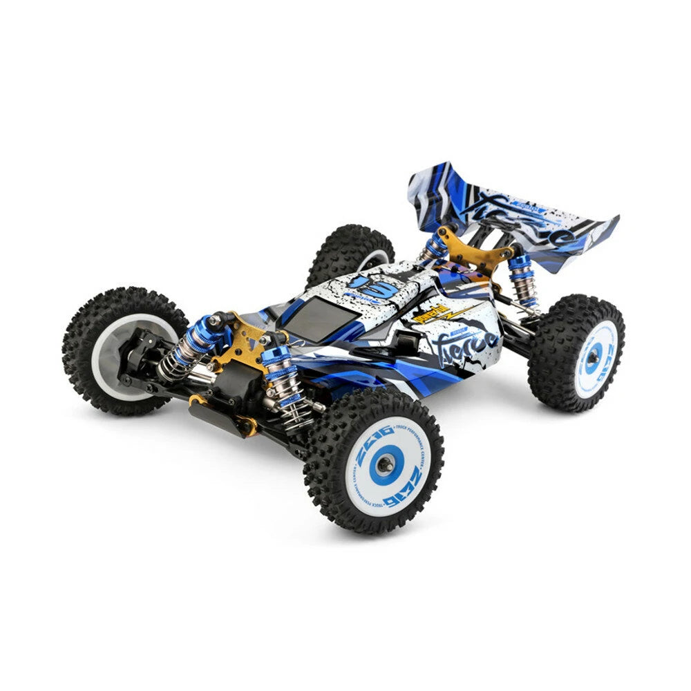 Wltoys 1/12 Scale 124017 V2 Brushless Upgraded 4300KV Motor 0.7M 19T RTR 2.4G 4WD 70km/h RC Buggy Vehicle Metal Chassis Model