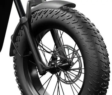 GT02 Pro (Black) Fat Tires Off Road Electric Bike 1400W Powerful Motor 7 Speed Gears