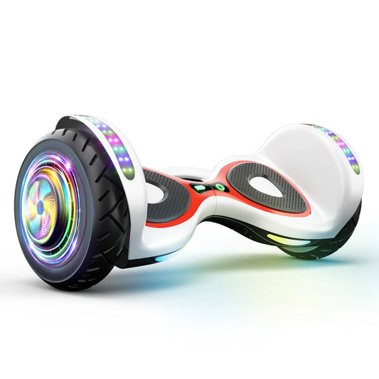 IE-N10 Electric Scooter 700W Electric Hoverboard 2 Wheel 10 Inches Self Balance Scooter Music Speaker LED hoverboard Scooter White